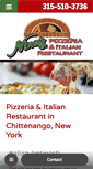 Mobile Screenshot of ninasitalianrestaurant.com